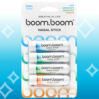 BoomBoom Nasal Stick 4 Pack