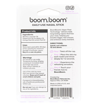 BoomBoom Nasal Stick Lavender